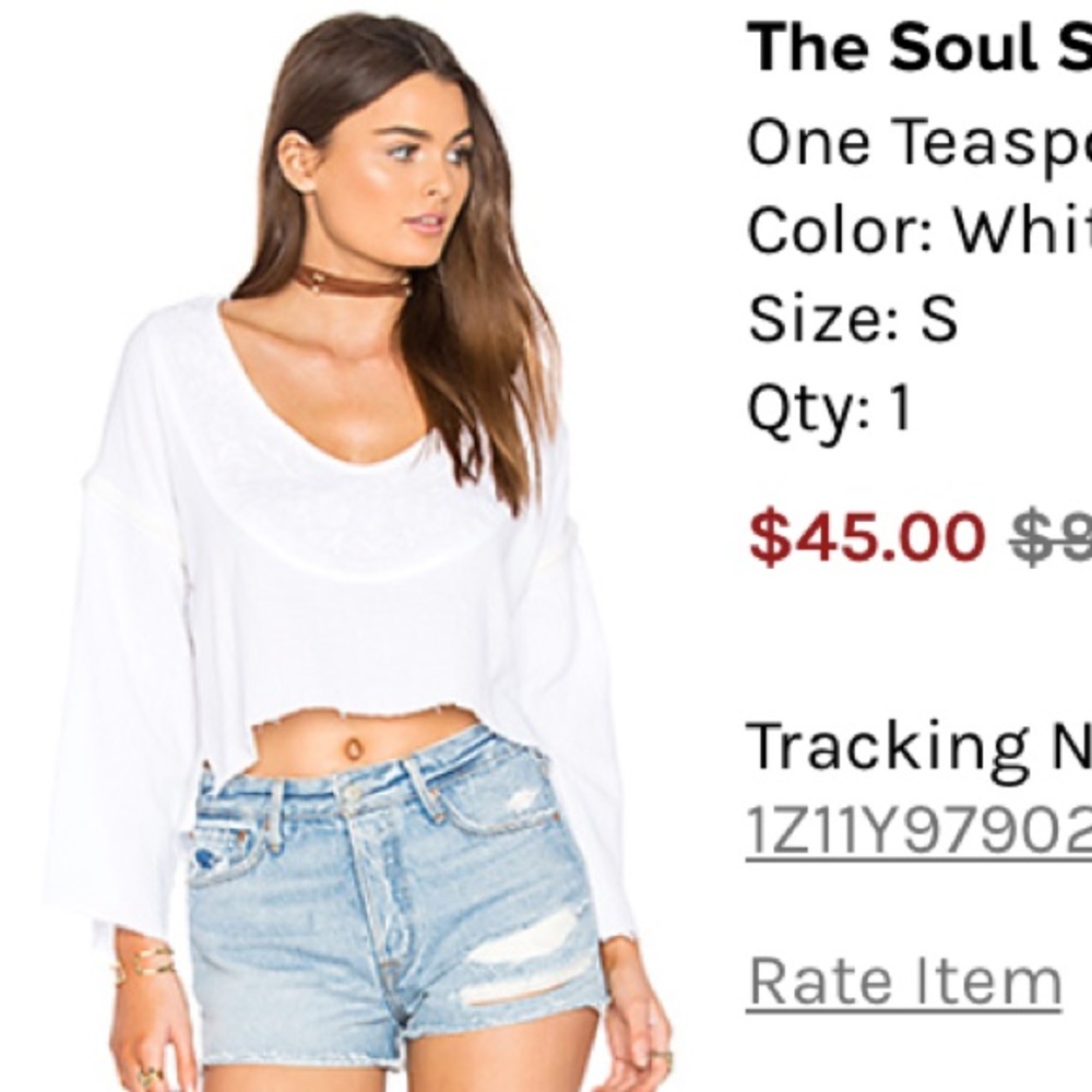 One Teaspoon Soul Silence Top